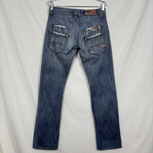 00s Parasuco Distressed Double Back Pocket Jeans