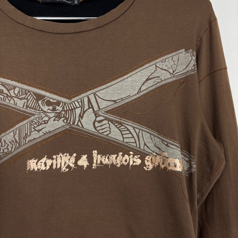 00s Marithé Francois Girbaud Heritage Graphic Long Sleeve Shirt