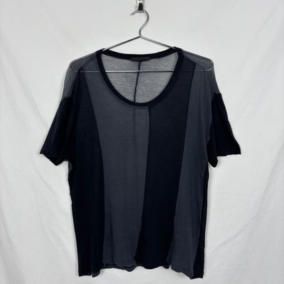 The Viridi-Anne Sheer Striped T-Shirt
