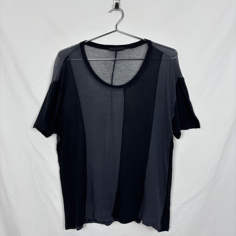 The Viridi-Anne Sheer Striped T-Shirt