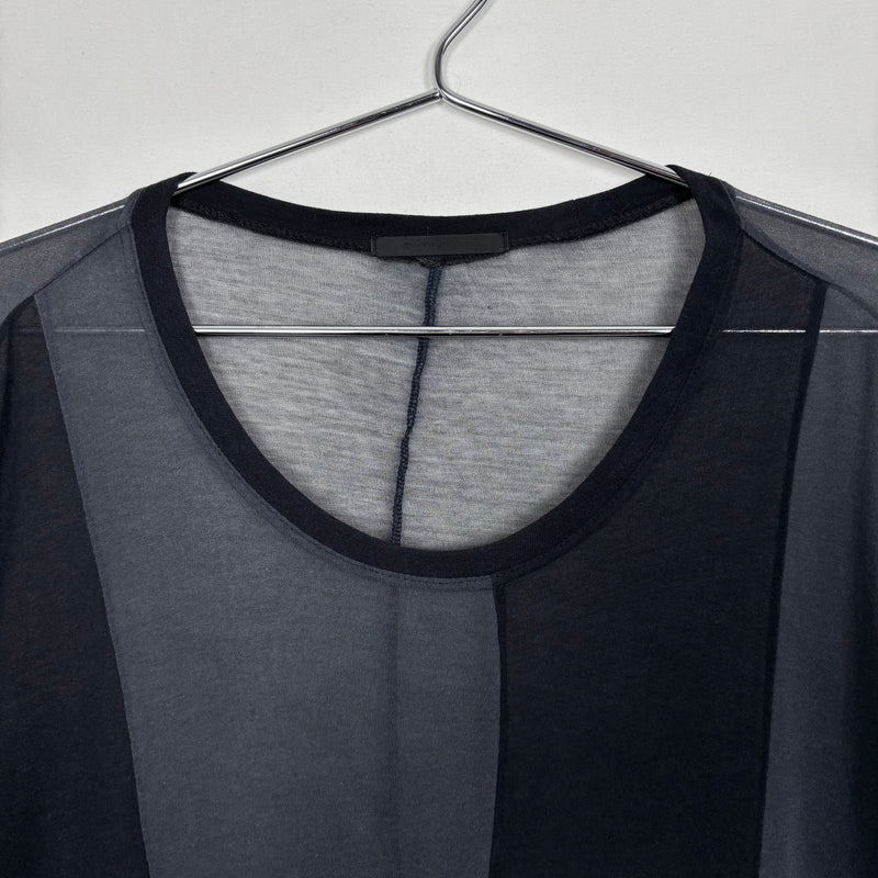 The Viridi-Anne Sheer Striped T-Shirt