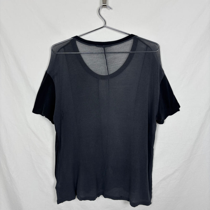 The Viridi-Anne Sheer Striped T-Shirt