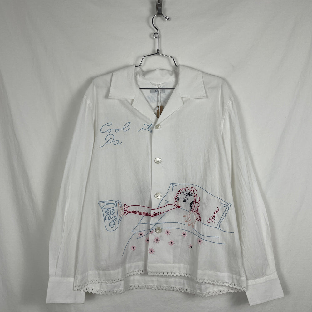 Bode Embroidered Button Up Shirt