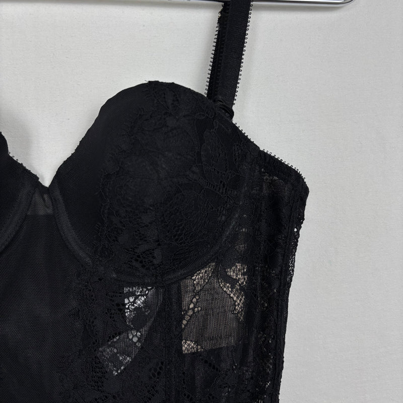 00s Emporio Armani Lace Corset Top