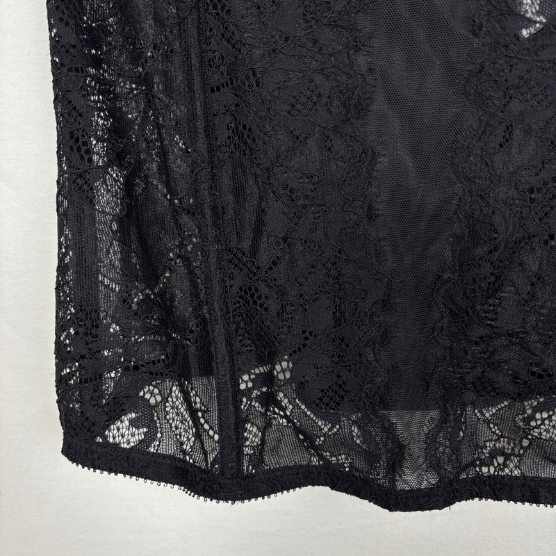 00s Emporio Armani Lace Corset Top