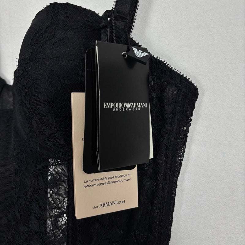 00s Emporio Armani Lace Corset Top