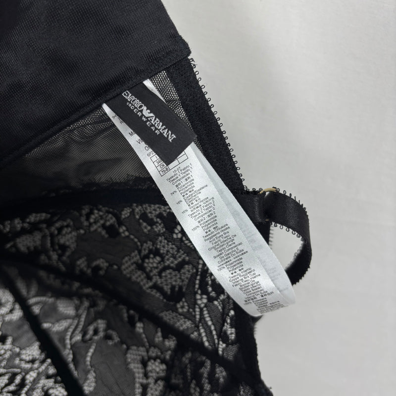00s Emporio Armani Lace Corset Top