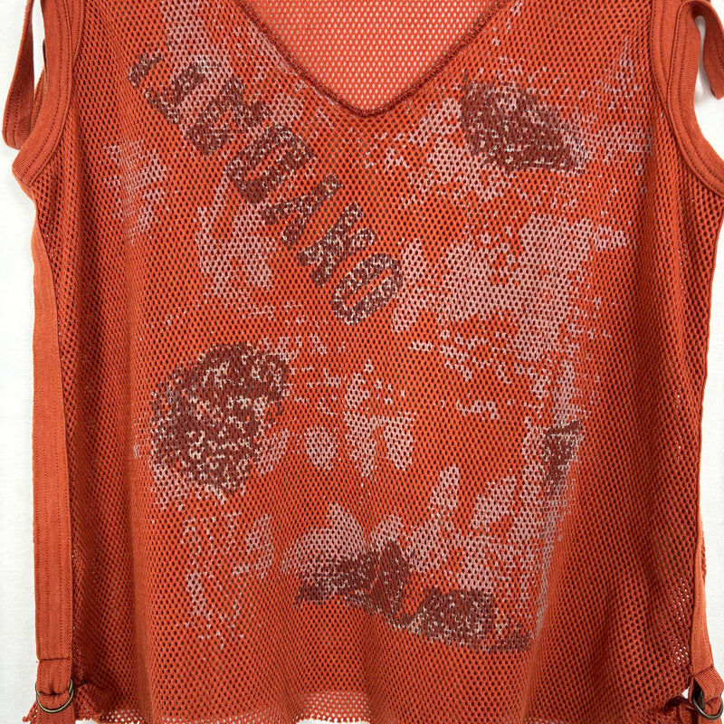 00s Marithé Francois Girbaud Mesh Atheltic Tank Top