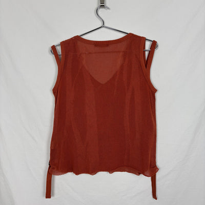 00s Marithé Francois Girbaud Mesh Atheltic Tank Top