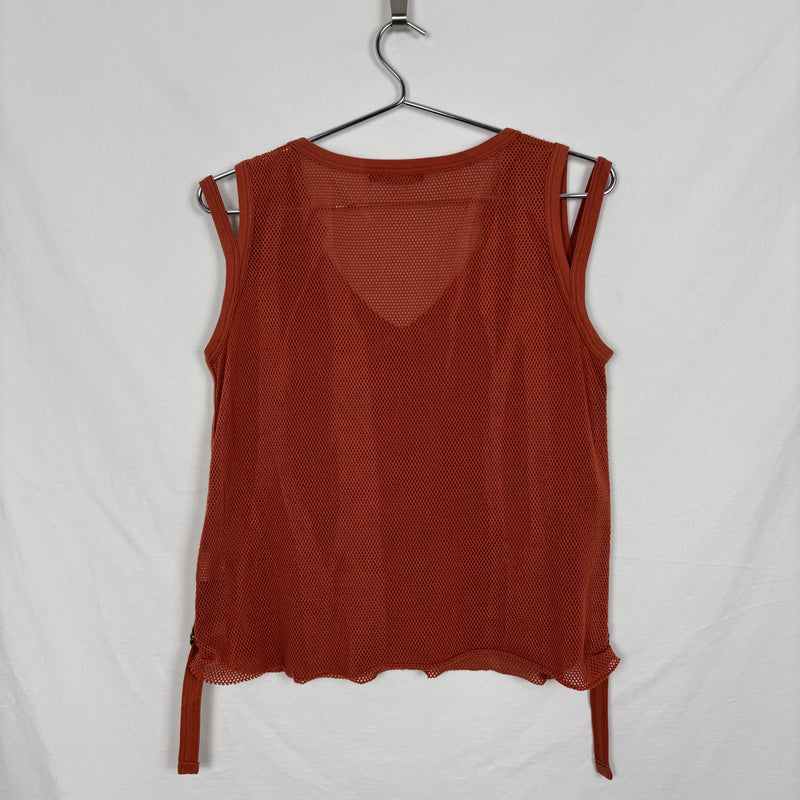 00s Marithé Francois Girbaud Mesh Atheltic Tank Top