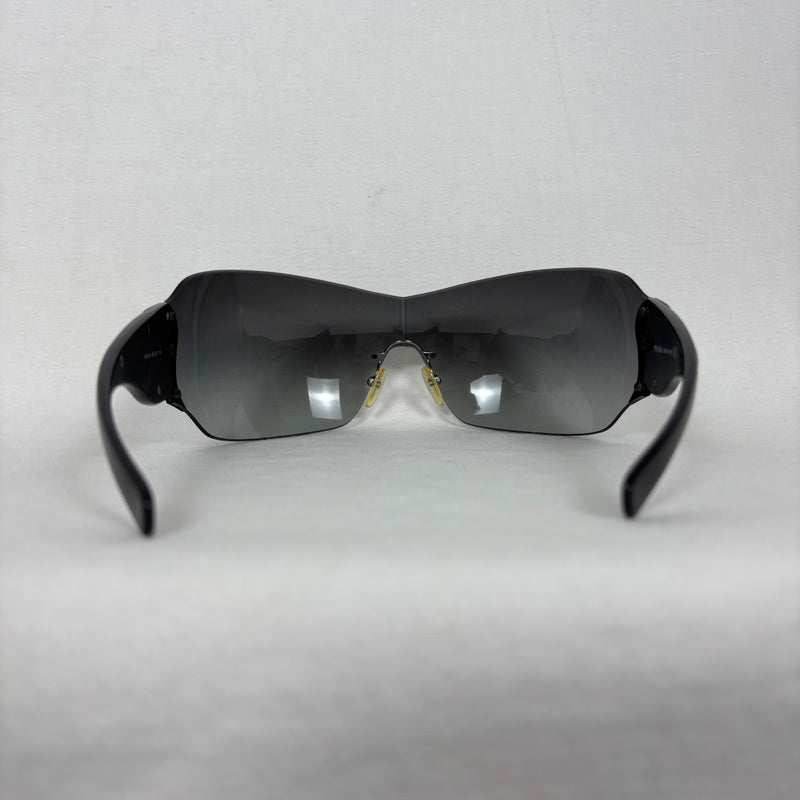 00S Prada Rimless Shield Sunglasses