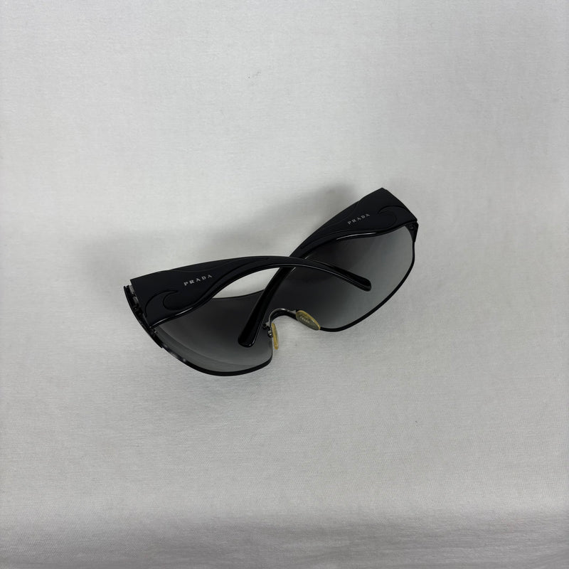 00S Prada Rimless Shield Sunglasses