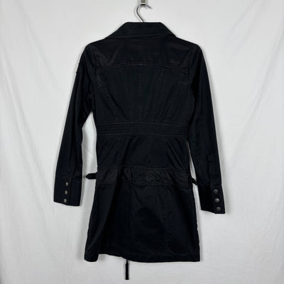 Diesel Asymmetric Mid Length Trench Coat