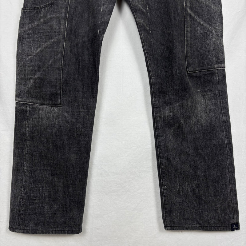 Yohji Yamamoto Faded Pocket Jeans