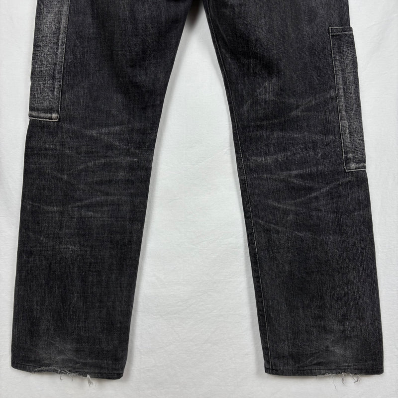 Yohji Yamamoto Faded Pocket Jeans