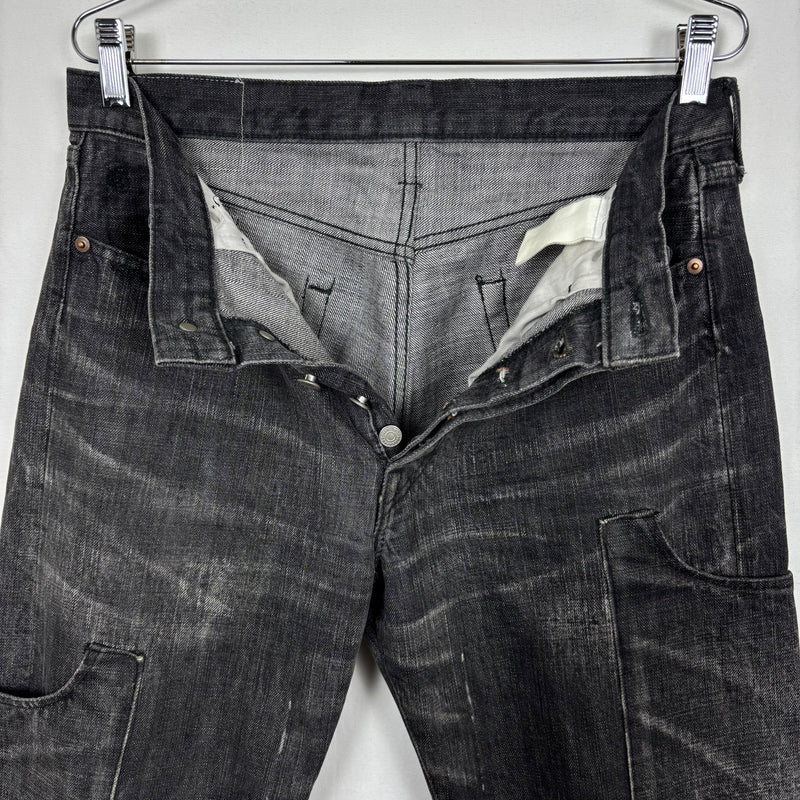 Yohji Yamamoto Faded Pocket Jeans