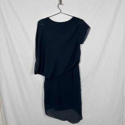 Helmut Lang Square Neckline Draped Dress