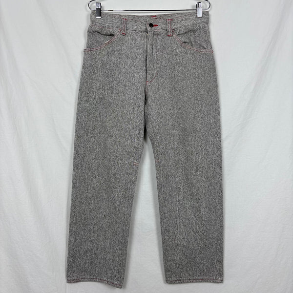 Issey Miyake Salt & Pepper Straight Leg Pants