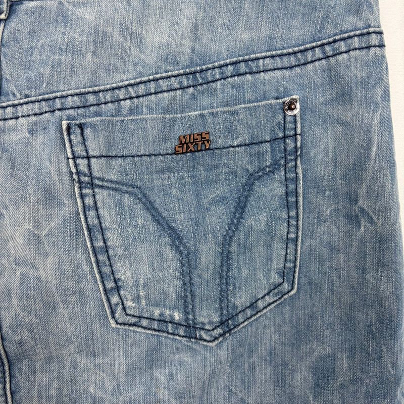 Miss Sixty Mini Denim Skirt