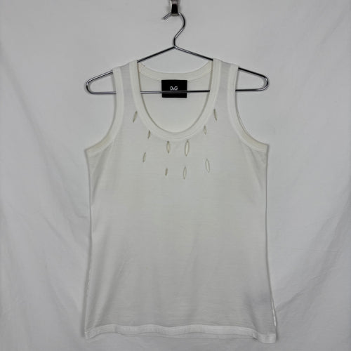 Dolce&Gabbana Cut Out Design Tank Top