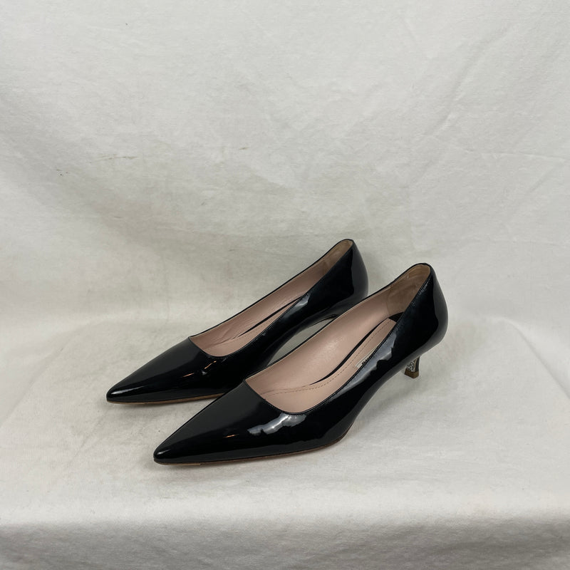 Miu Miu Glitter Bottom Kitten Heel