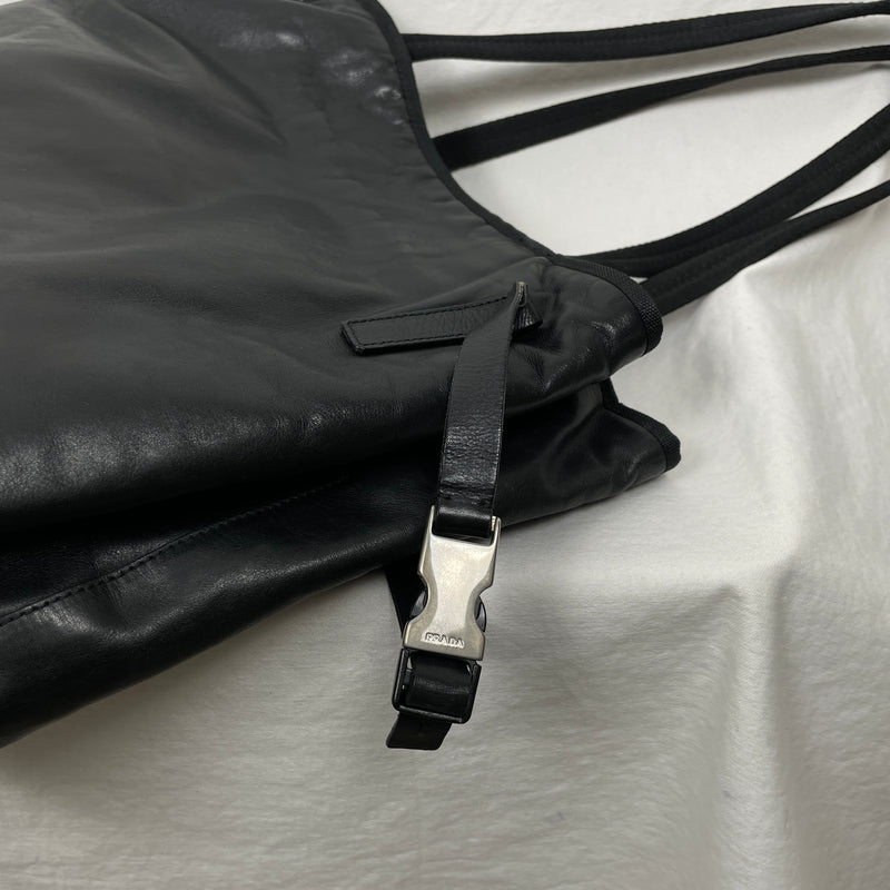 00s Prada Buckle Tote Bag