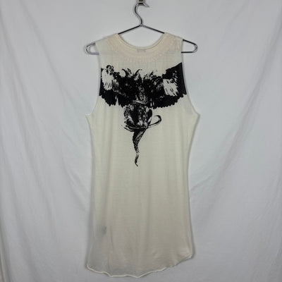 Le Grand Bleu (L.G.B.) Eagle Graphic Bohemian Tank Dress