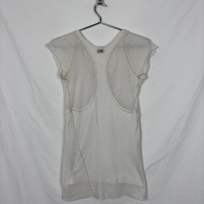 Le Grand Bleu (L.G.B.) Asymmetric Layered Sheer T-Shirt