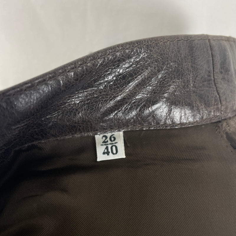 Versace Jeans Leather Mini Skirt