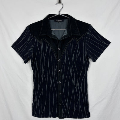 5351 Pour Les Hommes Suede Cowboy Style Top