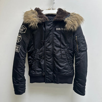 00s Hysteric Glamour 2AB “BORN TO LOSE” Bomber Jacket