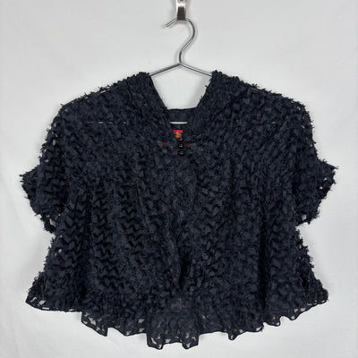 00s Vivienne Westwood Cropped Sheer Hooded Coat