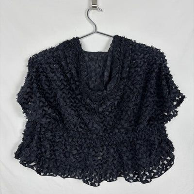 00s Vivienne Westwood Cropped Sheer Hooded Coat