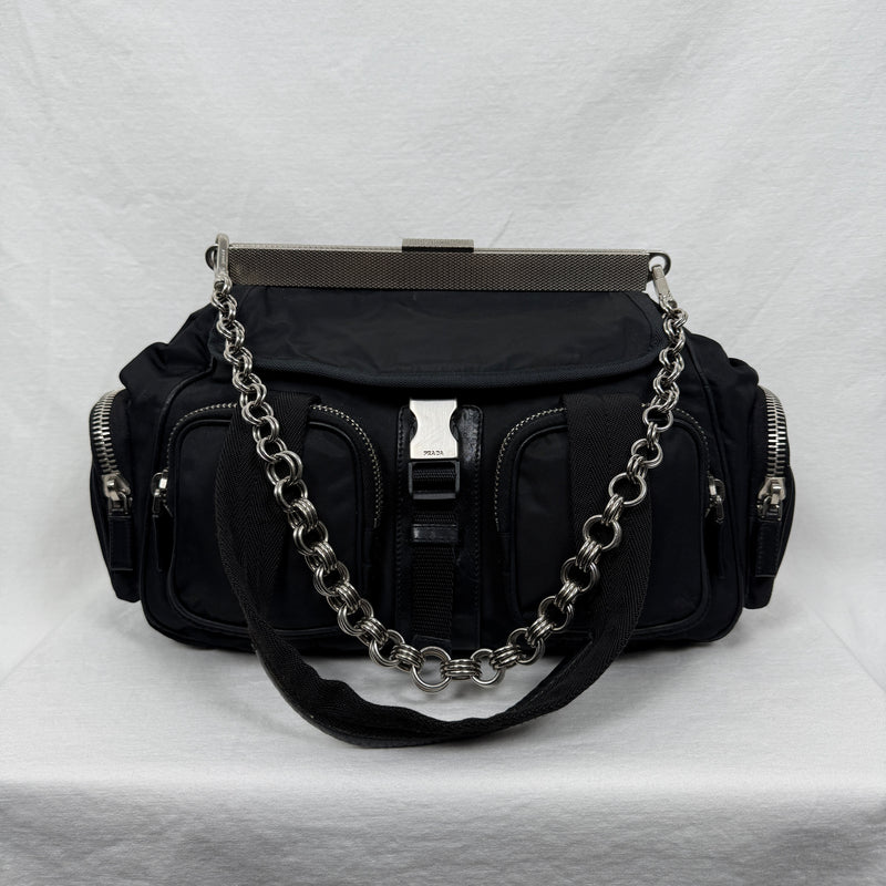 FW04 Prada Cargo Tessuto Bag