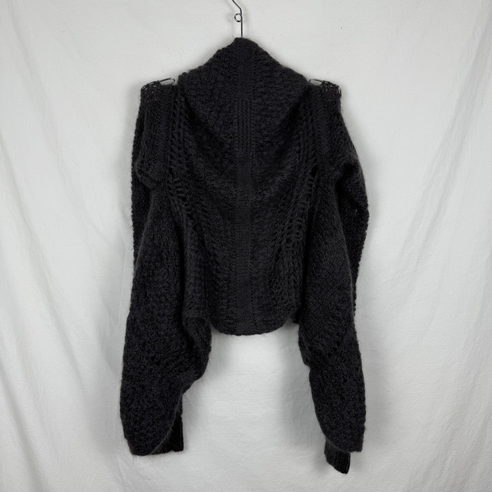 FW14 Rick Owens “Moody” Knit Mohair Cardigan