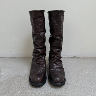 00s Mihara Yasuhiro Wrinkled Boots