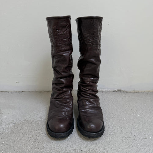 00s Mihara Yasuhiro Wrinkled Boots