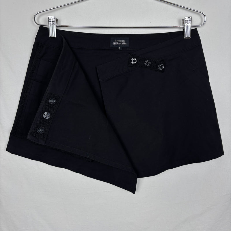 Ritsuko Shirahama Cross Over Cargo Pocket Mini Skirt
