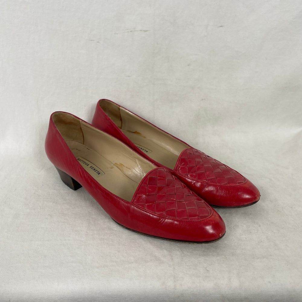 80s Bottega Veneta Intrecciato Loafers