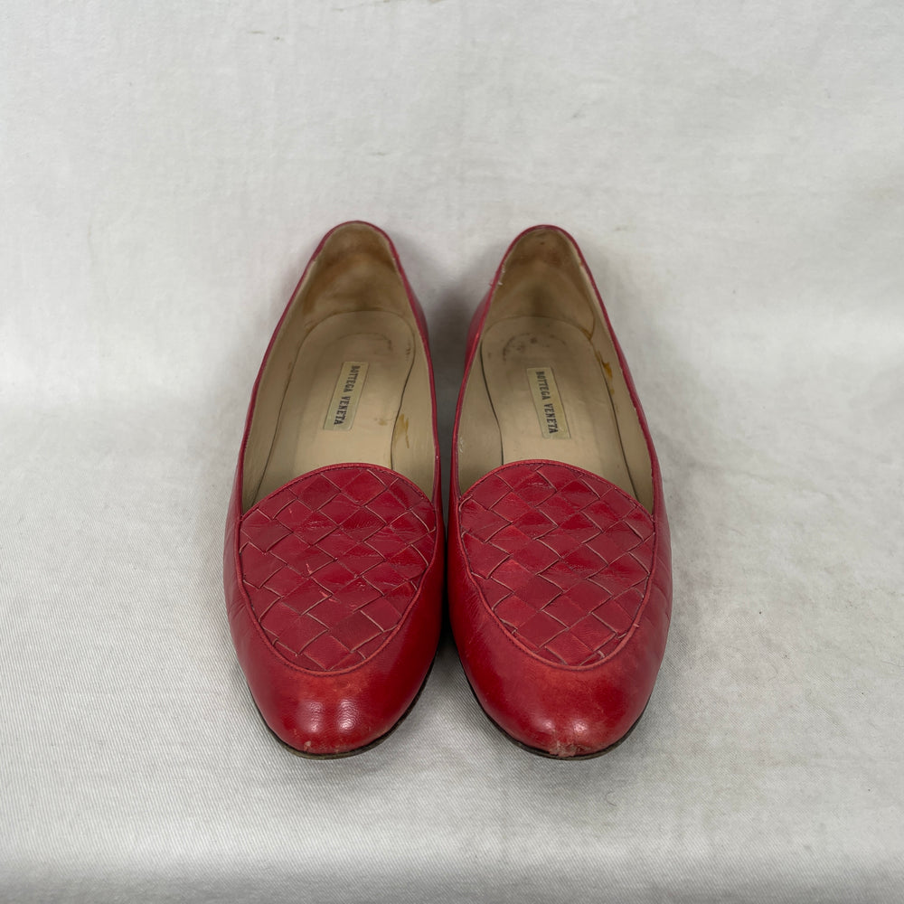 80s Bottega Veneta Intrecciato Loafers