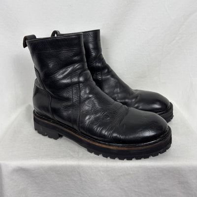 00s Rick Owens Leather Ankle Boots *Professionally Resold*