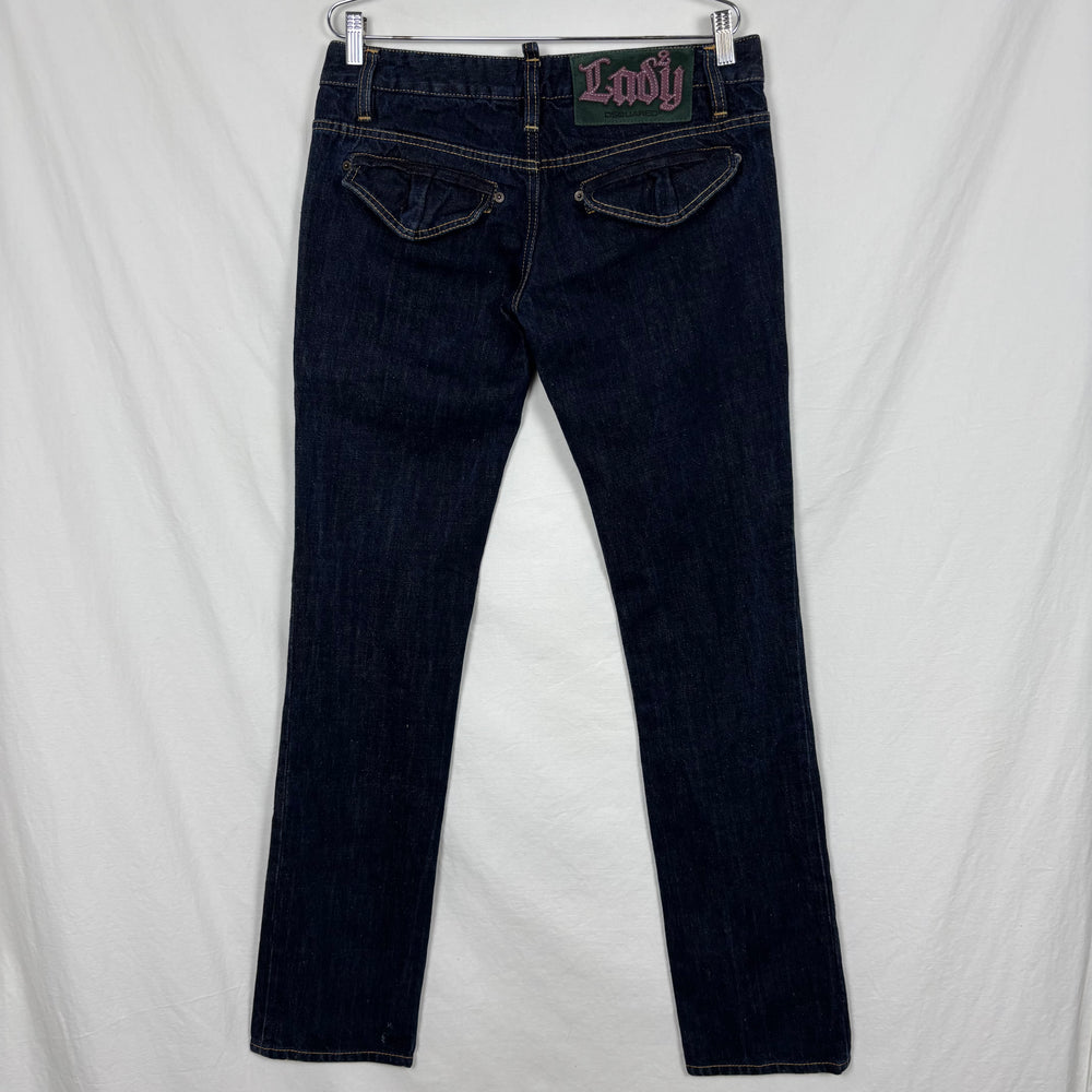 DSquared2 Low Rise Dark Wash Jeans