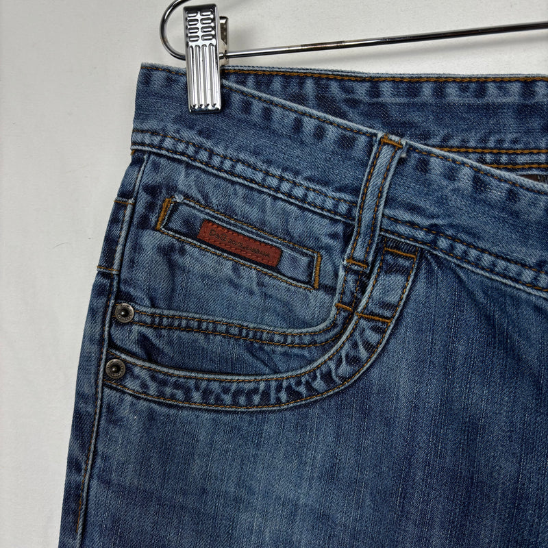 00s Dolce & Gabbana Double Pocket Low Rise Jeans