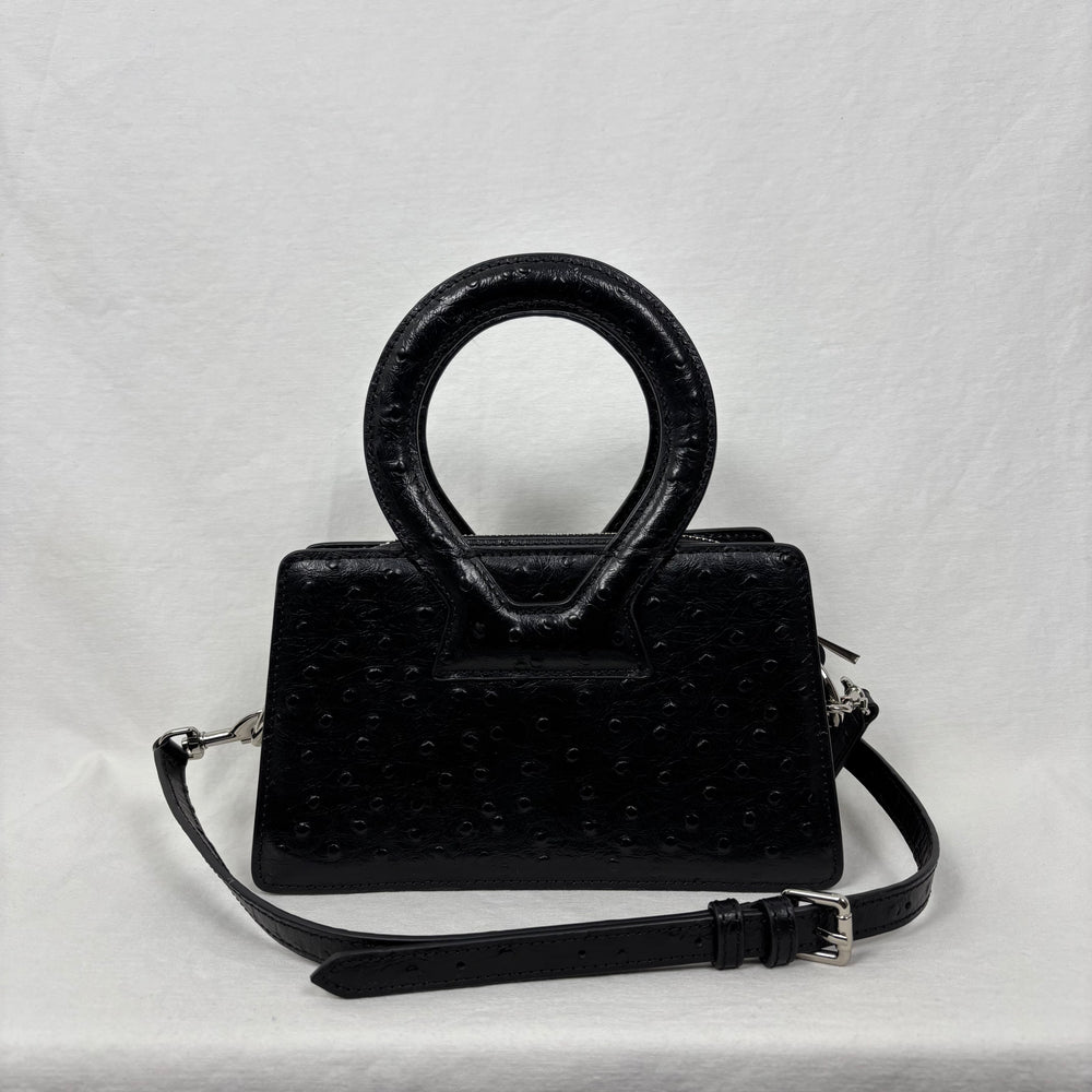 Luar Ostrich Leather Mini Bag