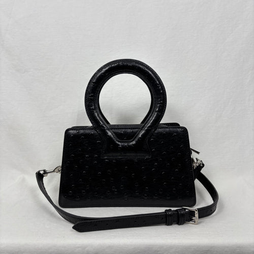 Luar Ostrich Leather Mini Bag