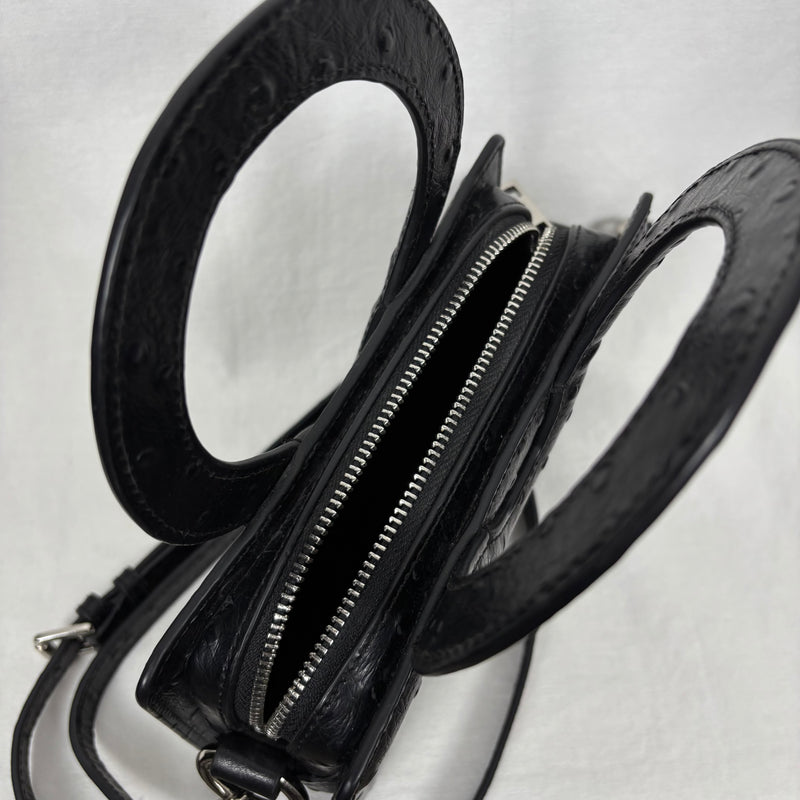 Luar Ostrich Leather Mini Bag