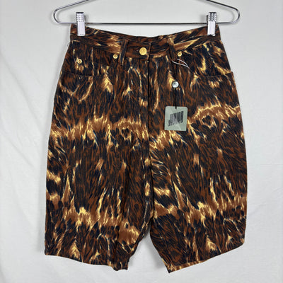 00s Jean Paul Gaultier Leopard Print Shorts