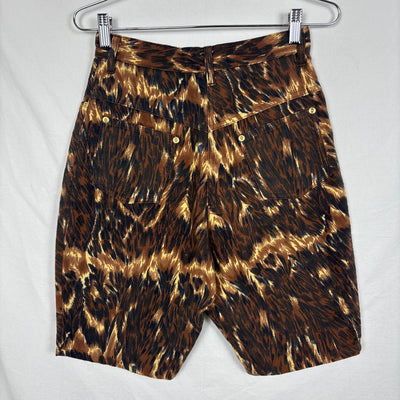 00s Jean Paul Gaultier Leopard Print Shorts