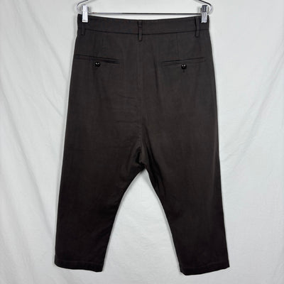 SS15 Rick Owens Drop Cropped Trousers