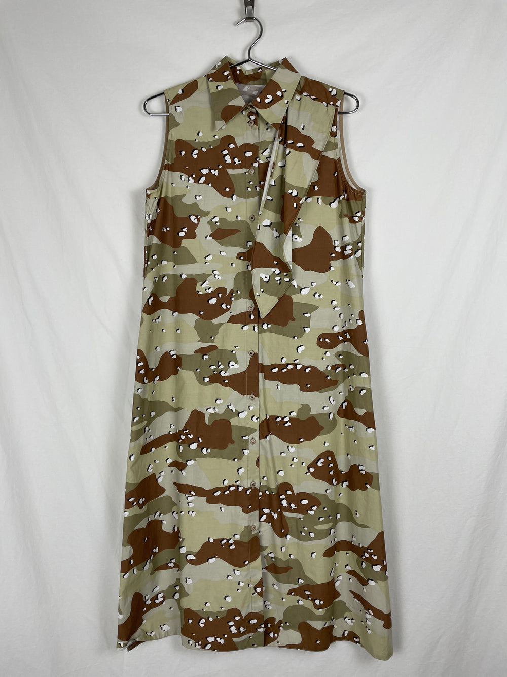 MM6 Camo Button Up Dress